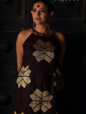 Handmade Pure Matka silk Dress