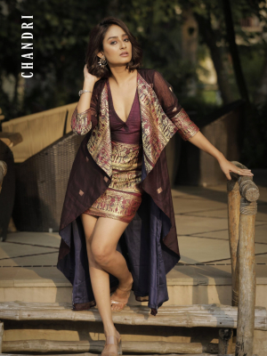 Handmade Pure Baluchari short dress