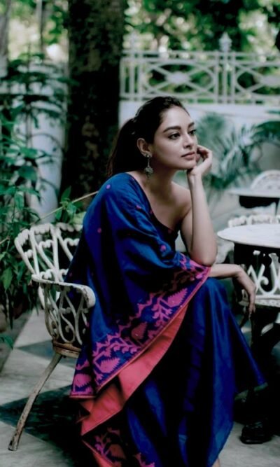 Handmade Pure Mul cotton Jamdani dress